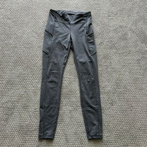 Lululemon Grey Fast and Free High Rise Fleece Tight 28”